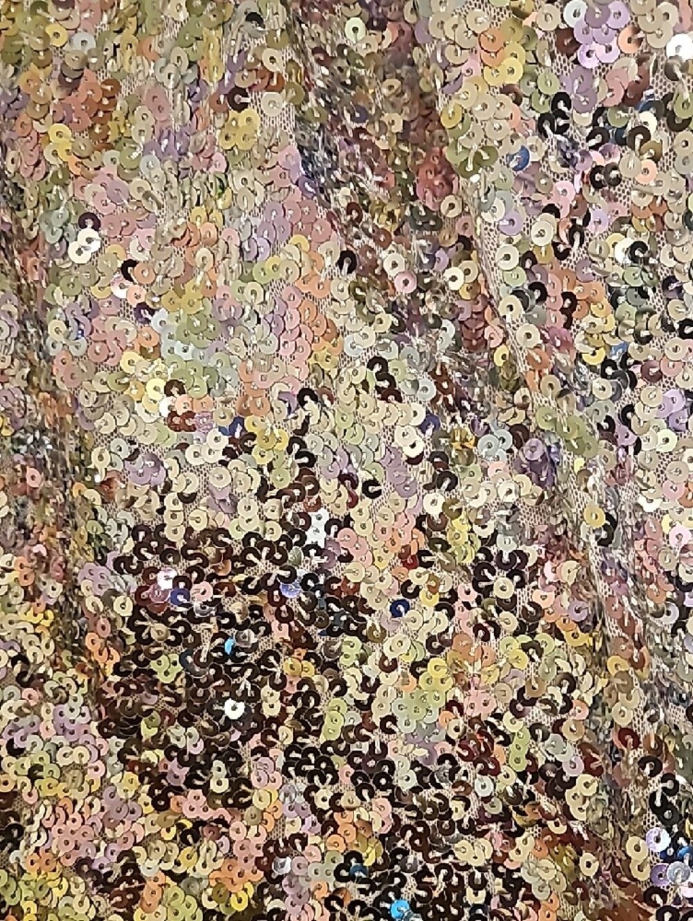 Judith March Iridescent Sequin Mini Skirt - Multicolor - Picture 3 of 3